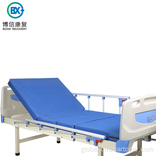 Patient Bed For Home 1 crank hospital medical bed with sponge mattress Manufactory
